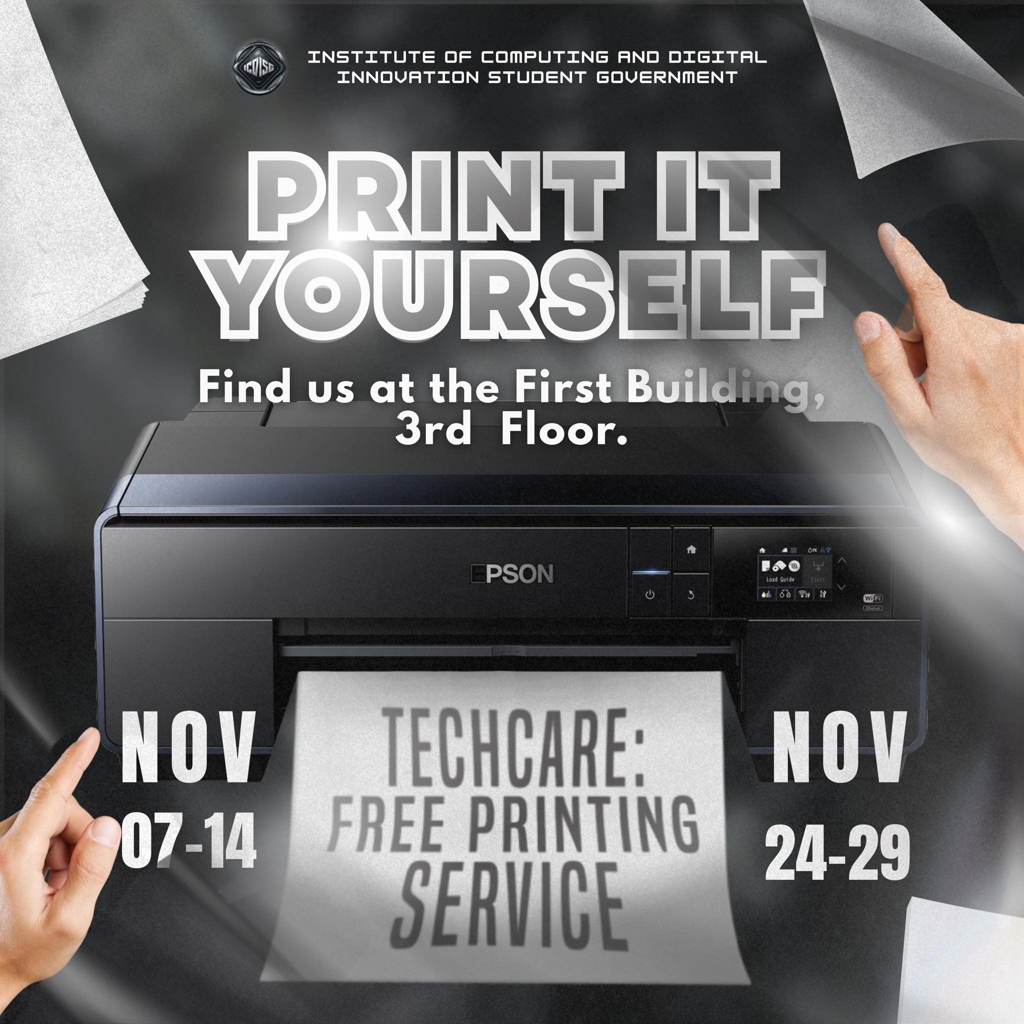 Tech Care: Free Printing Station
